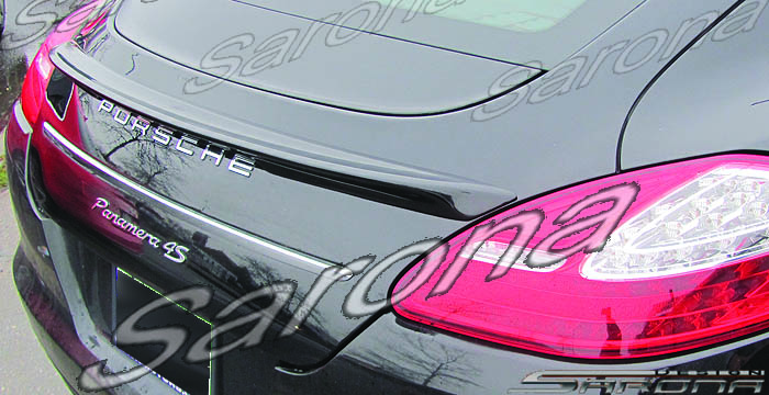 Custom Porsche Panamera  Sedan Trunk Wing (2010 - 2013) - $490.00 (Part #PR-009-TW)